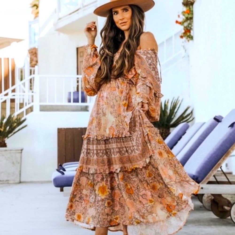 SPELL & THE GYPSY AMETHYST GOWN BLUSH SIZE XXL